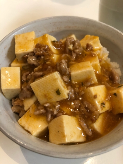 アレンジ チーズ麻婆豆腐丼 レシピ 作り方 By Haaachan Cooking 楽天レシピ