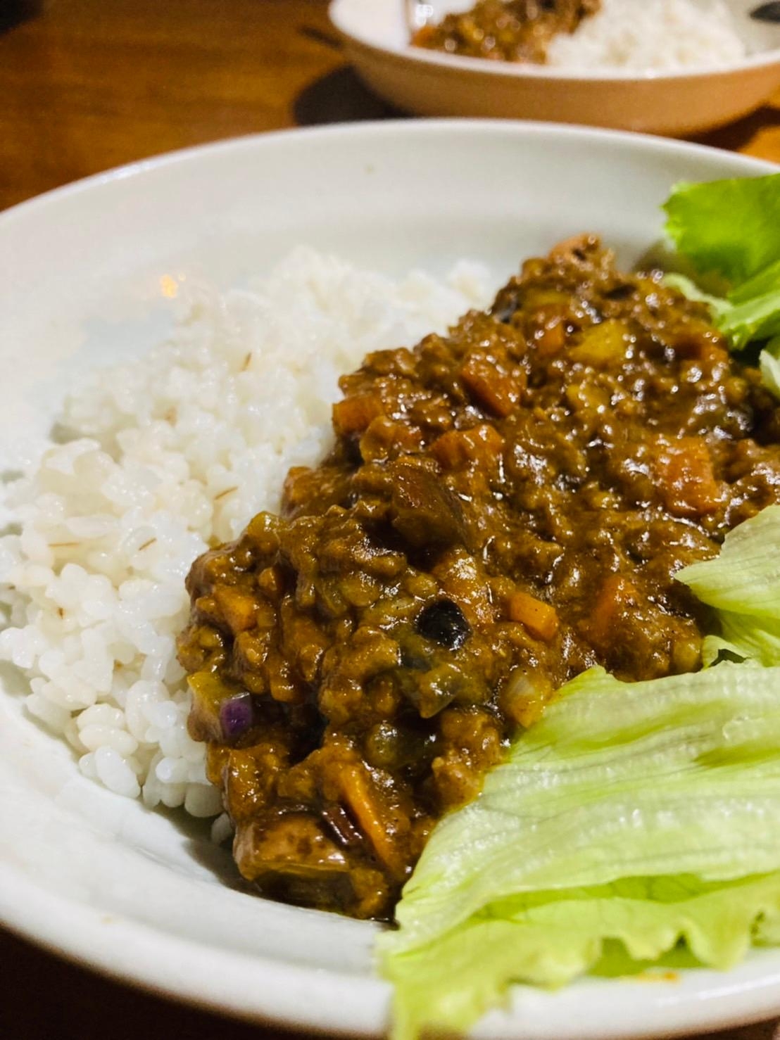 簡単時短キーマカレー　～勝負はご飯が炊ける30分～