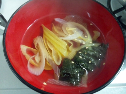 海苔スープ
