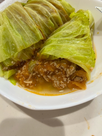 ロールキャベツは作るのが大変ですがこちらは簡単に作れました！味も食べやすかったです。気軽に出来るのでまた作りたいと思います