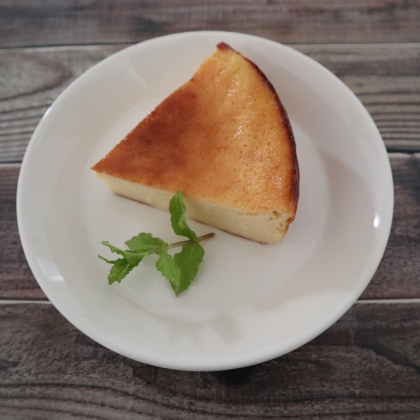 豆腐とヨーグルトのチーズケーキ