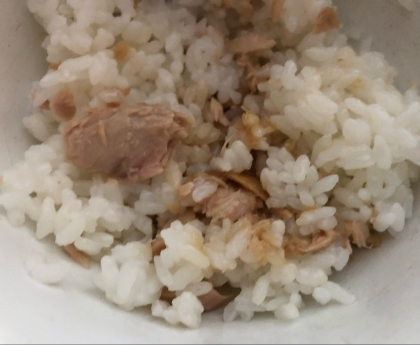 懐かしのシーチキンごはん