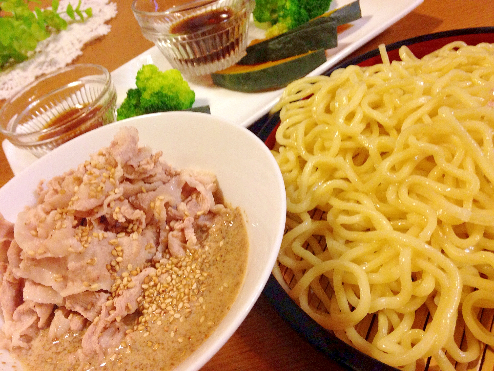 汁から自家製♪濃厚ごまだれつけ麺