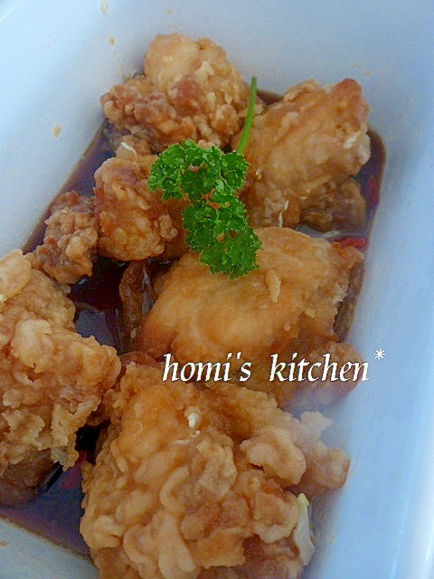 唐揚げアレンジ お酢と醤油で南蛮風 レシピ 作り方 By ほぉみぃ 楽天レシピ 唐揚げアレンジ お酢と醤油で南蛮風 レシピ 作り方 By ほぉみぃ 楽天レシピ