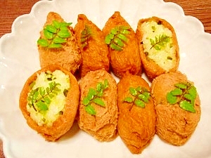 ワサビ 稲荷寿司 レシピ 作り方 By ブルーボリジ 楽天レシピ