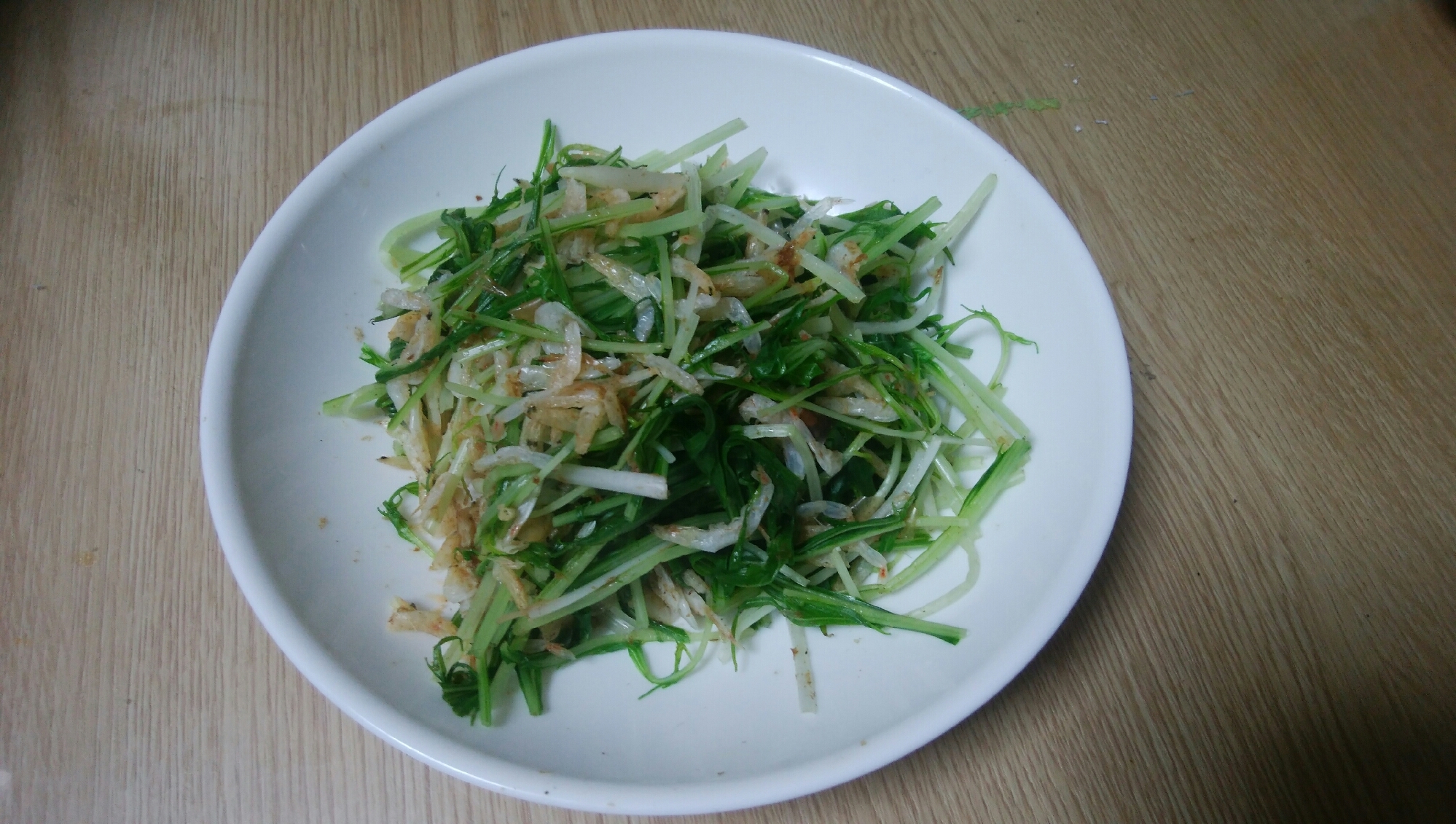 水菜の簡単サラダ