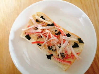 夢シニアさんこんにちは♪
和風の味に粉チーズで美味しいトーストが出来ました♪
ありがとうございます(*^-^*)
