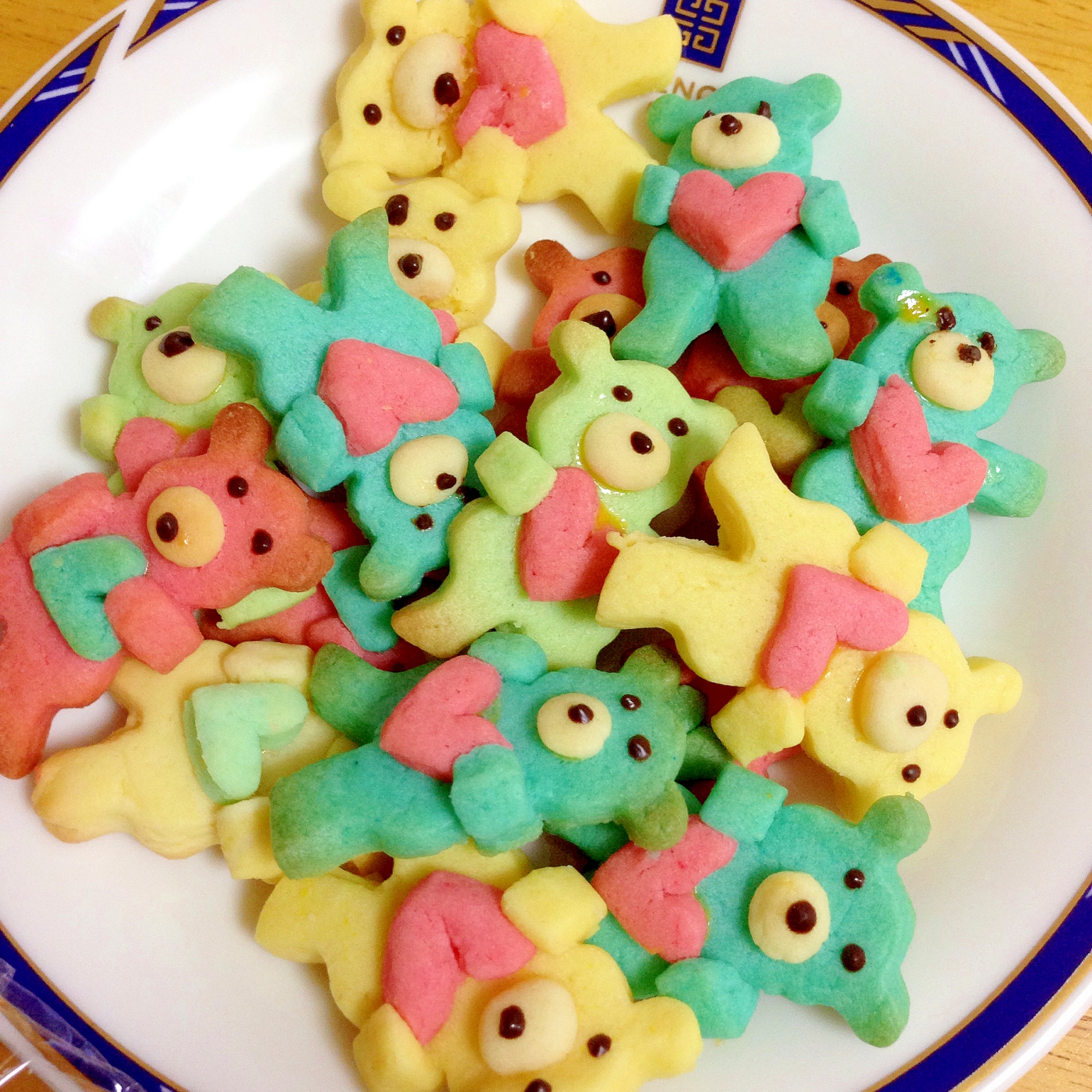 ハートだきだきくまクッキー