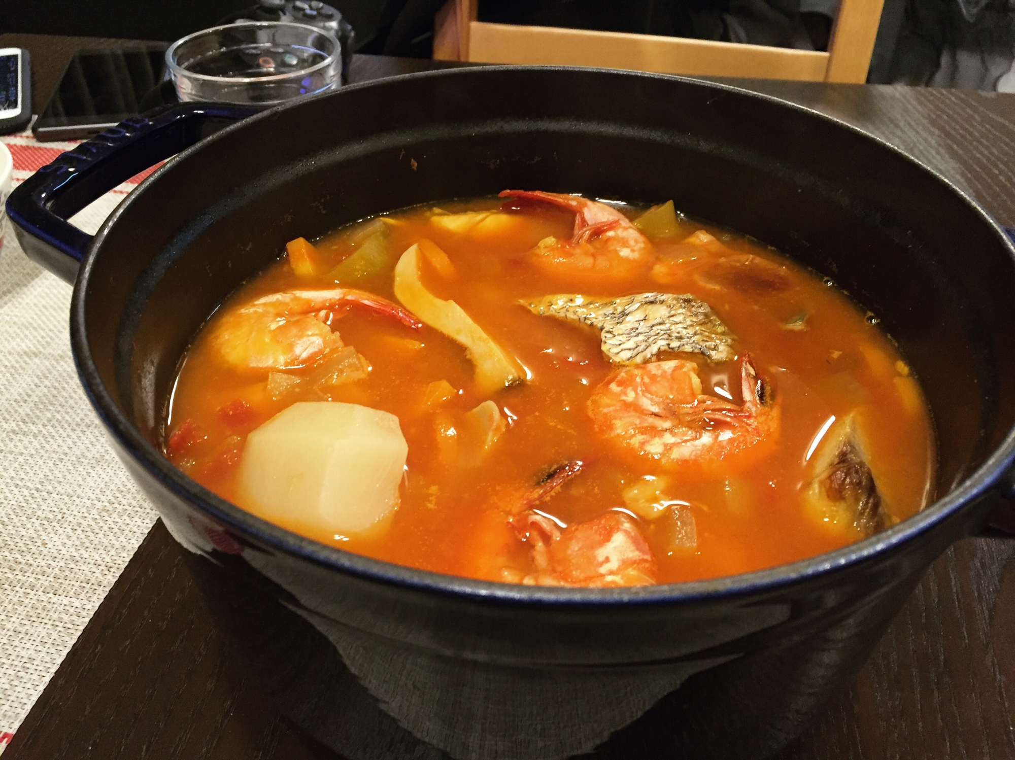 家にある材料で!ブイヤベース鍋♬コトコト煮込も♬