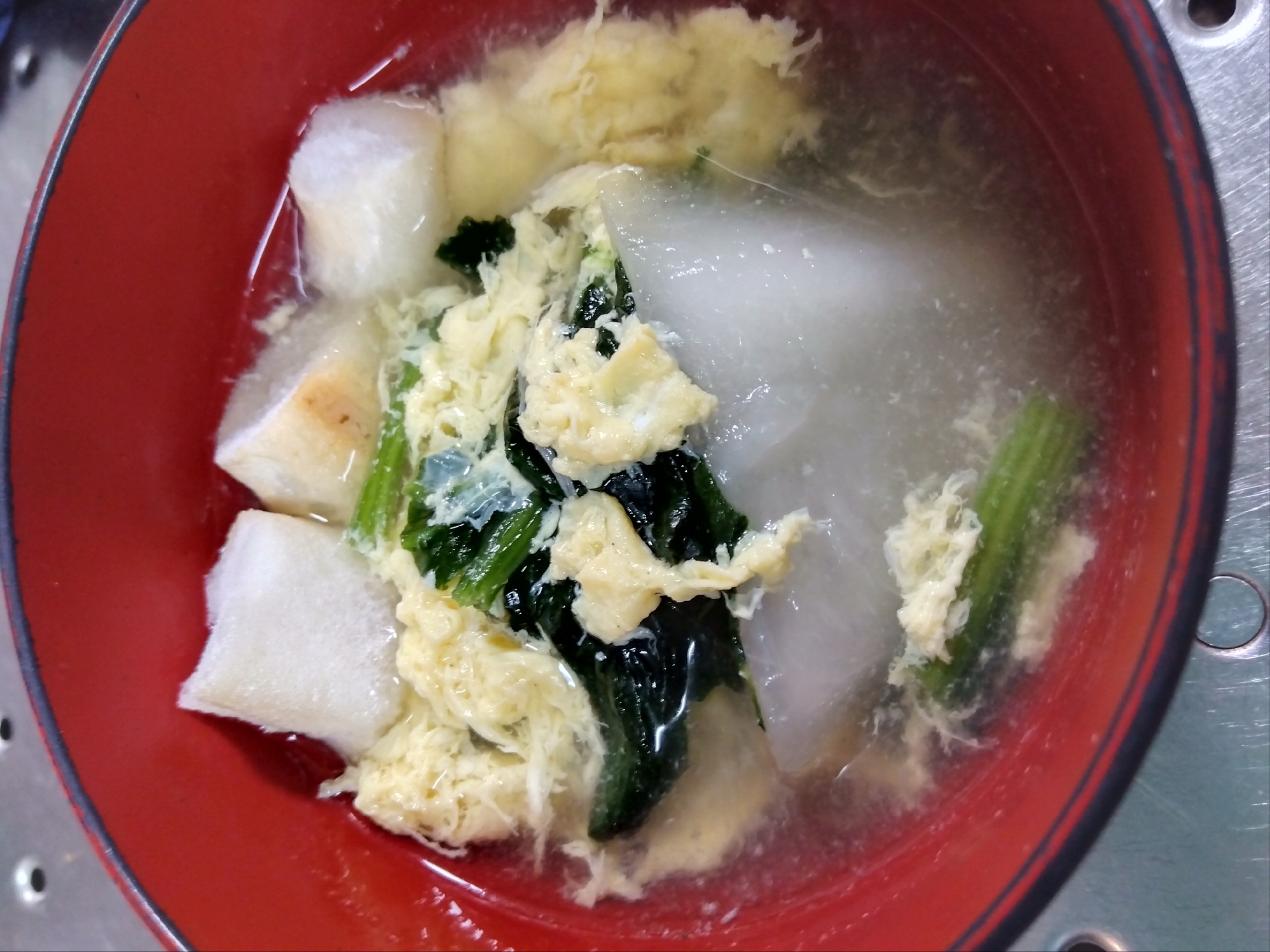 「かぶ」と夕顔の中華スープ