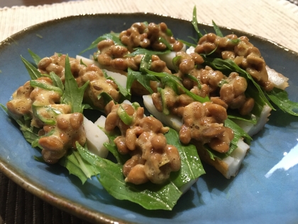 こんにちは。
毎日納豆は食べるので、今日は竹輪納豆を作りました( ＾∀＾)
目先が変わり、美味しい一品になりました♪
納豆レシピありがとうございます（╹◡╹）