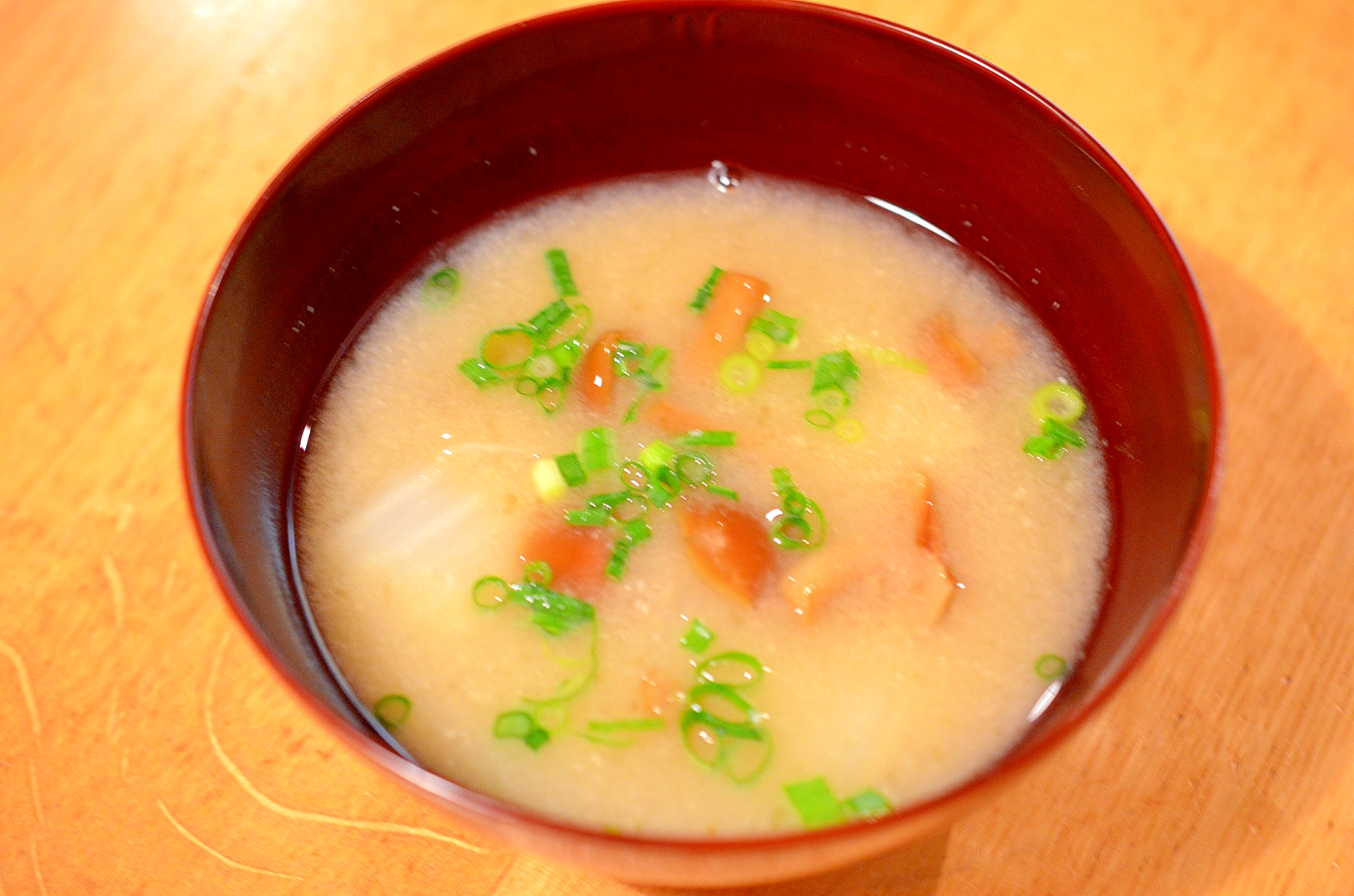 一番人気♪なめことネギのお味噌汁