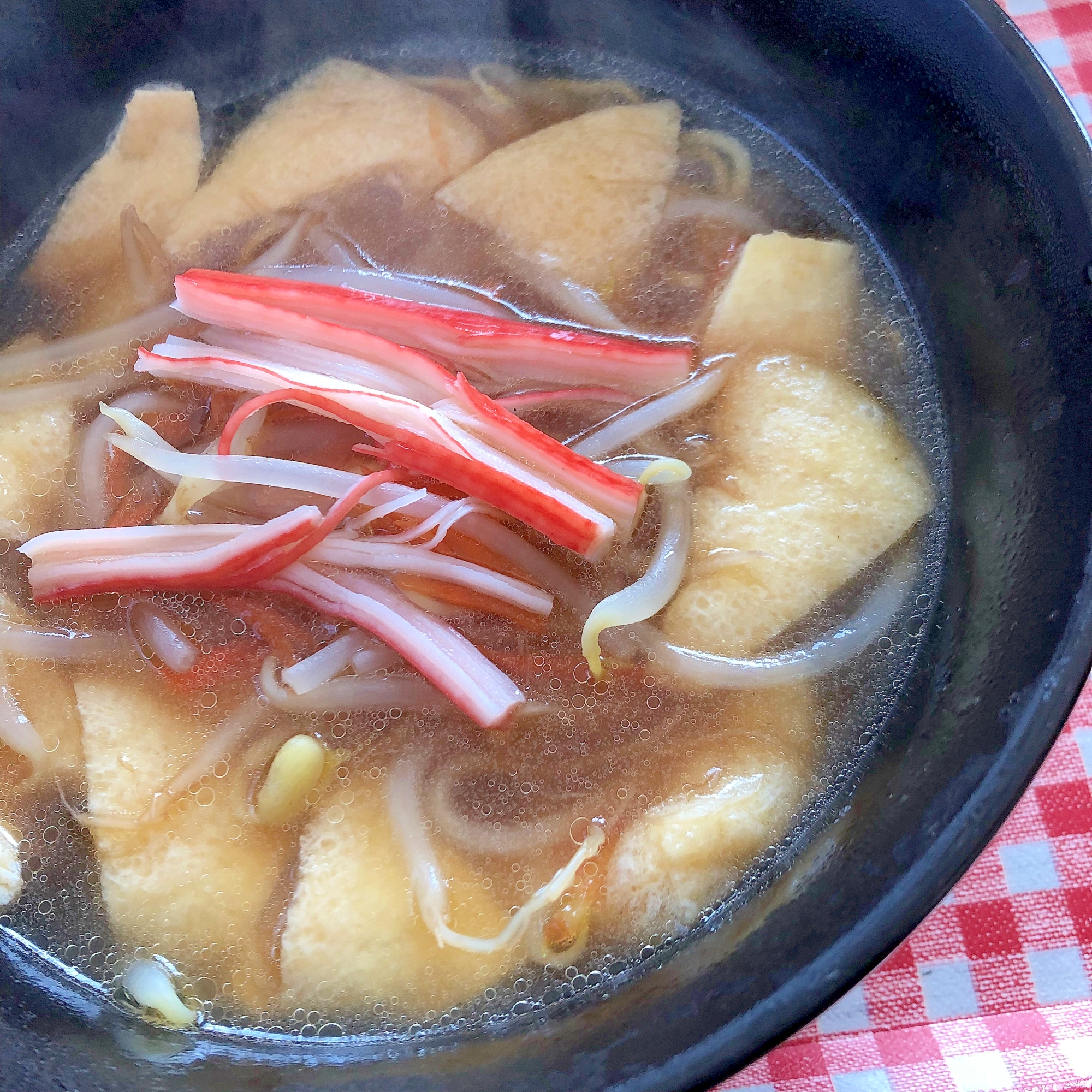 油揚げのラーメン☆