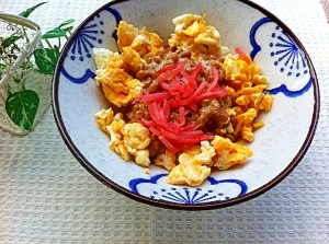 ささっと栄養☆タマ納豆丼