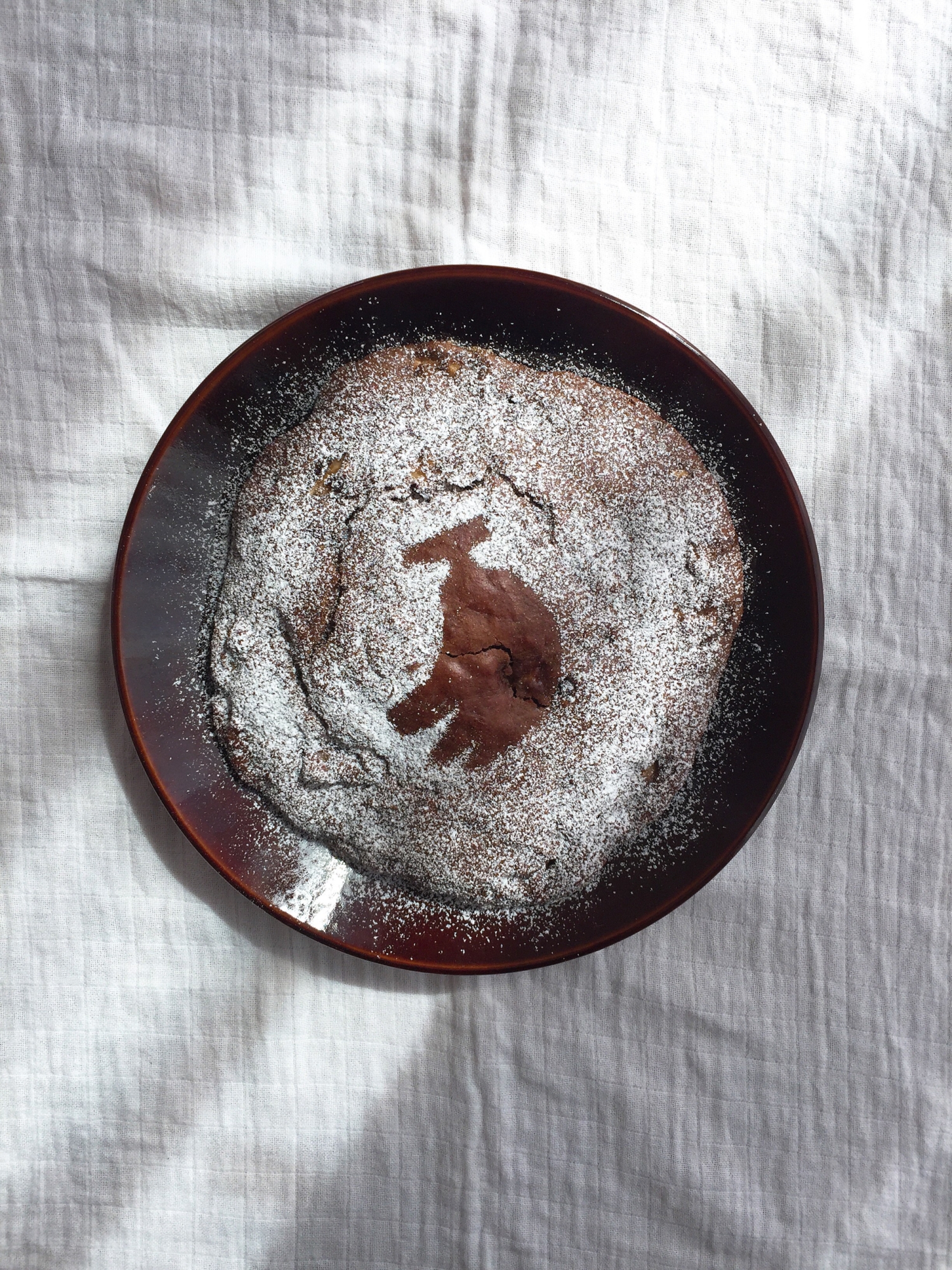 乳製品不使用のバナナココアケーキ☆