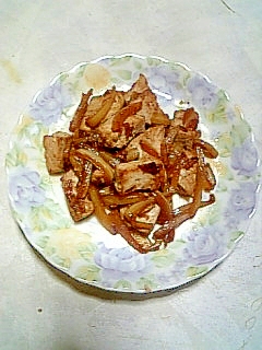 ☆鮪玉葱ガーリックバター醤油炒め☆