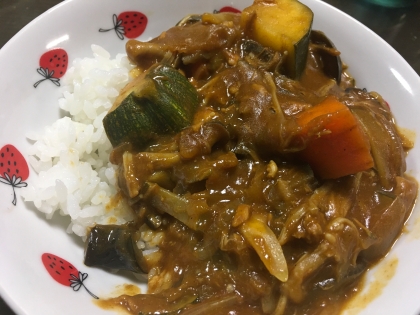 かぼちゃとにんじんの甘いカレー