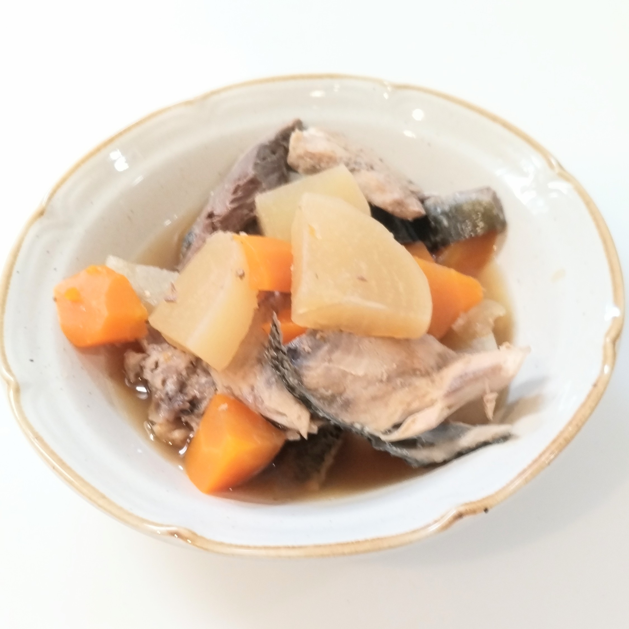 めんつゆでぶり大根
