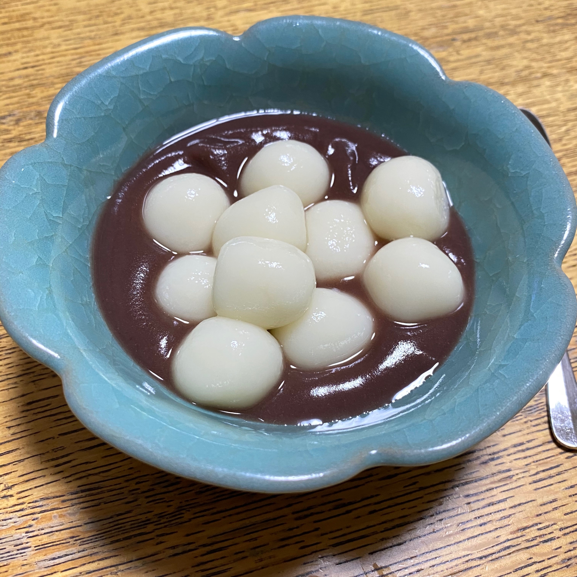 白玉のゆるこしあんかけ