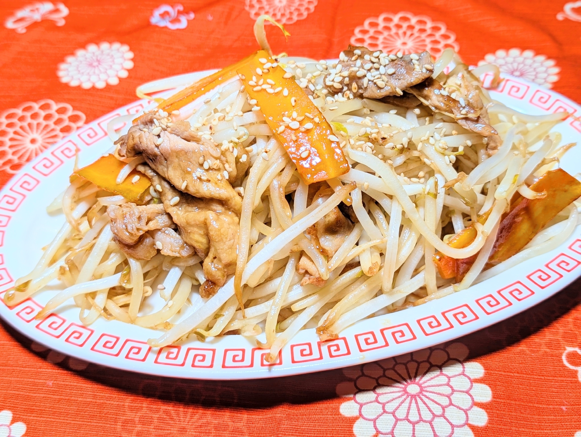 もやし甘辛炒め