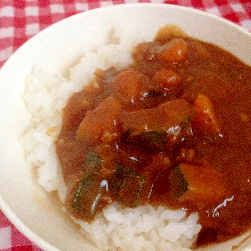 簡単！南瓜＆ひき肉のカレー♡