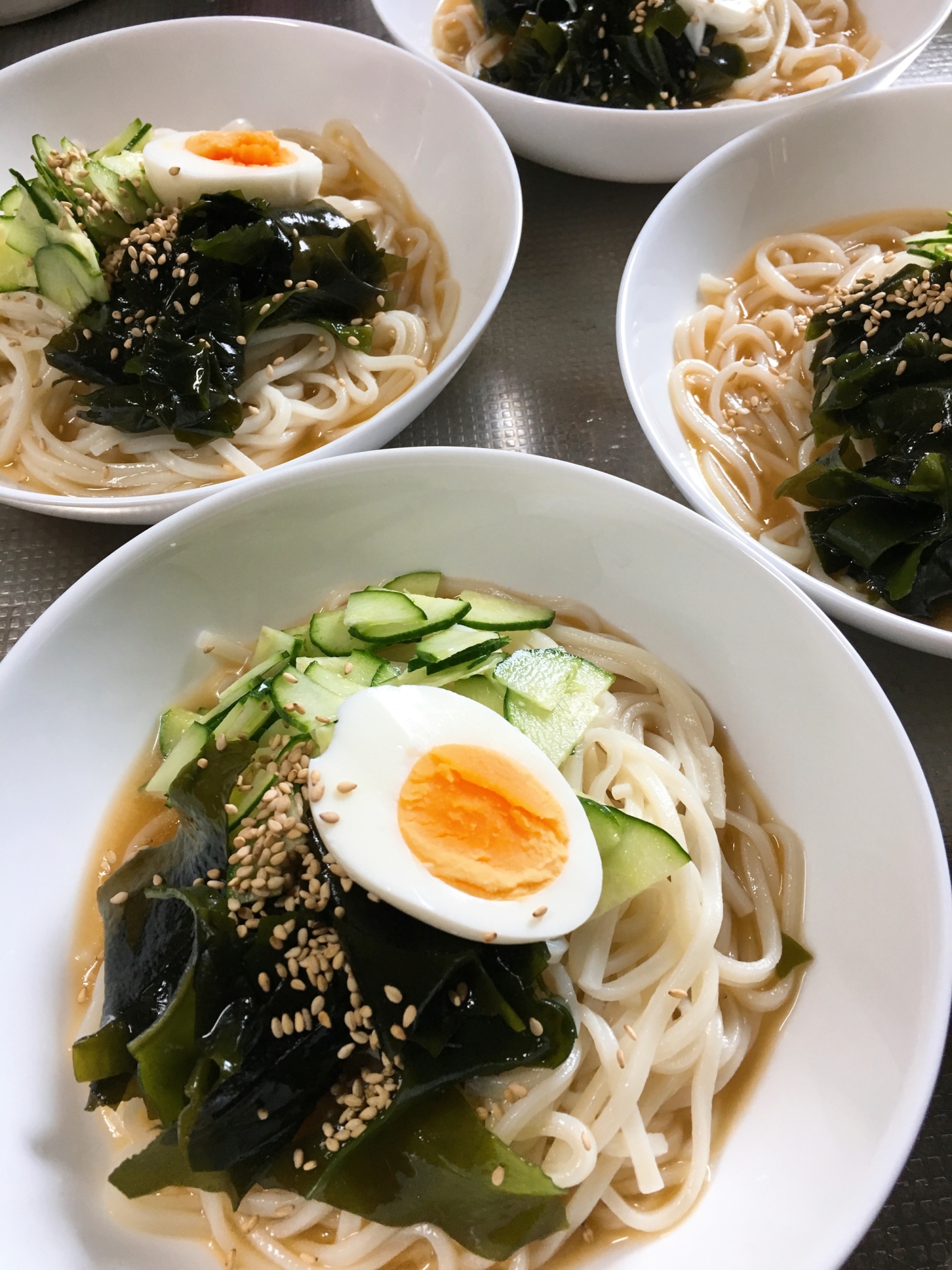 冷やしわかめうどん レシピ 作り方 By Minori Rio 楽天レシピ