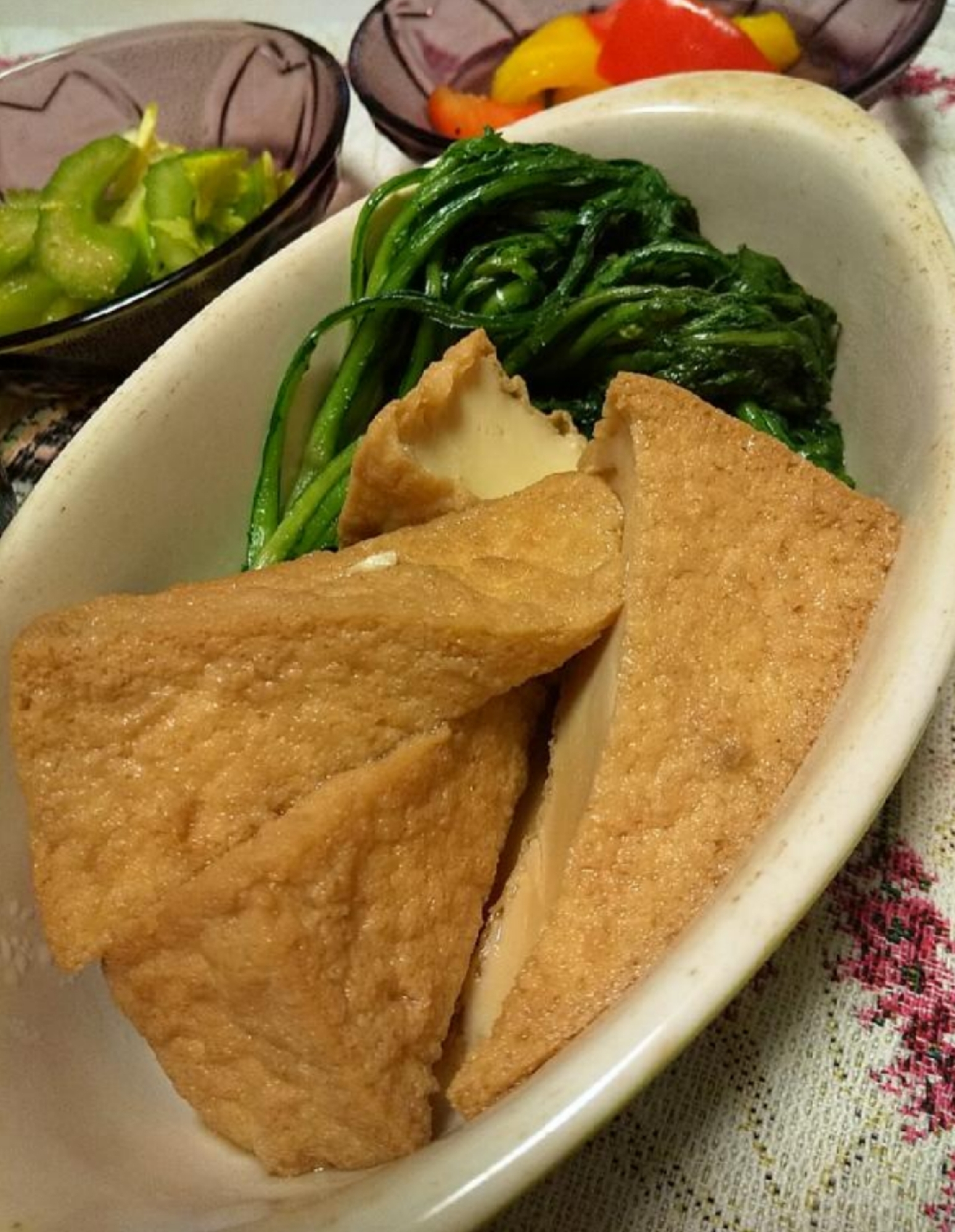 疲れた胃腸に負担をかけない★ふわふわ絹の厚揚げ煮