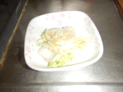 白菜とツナ炒め