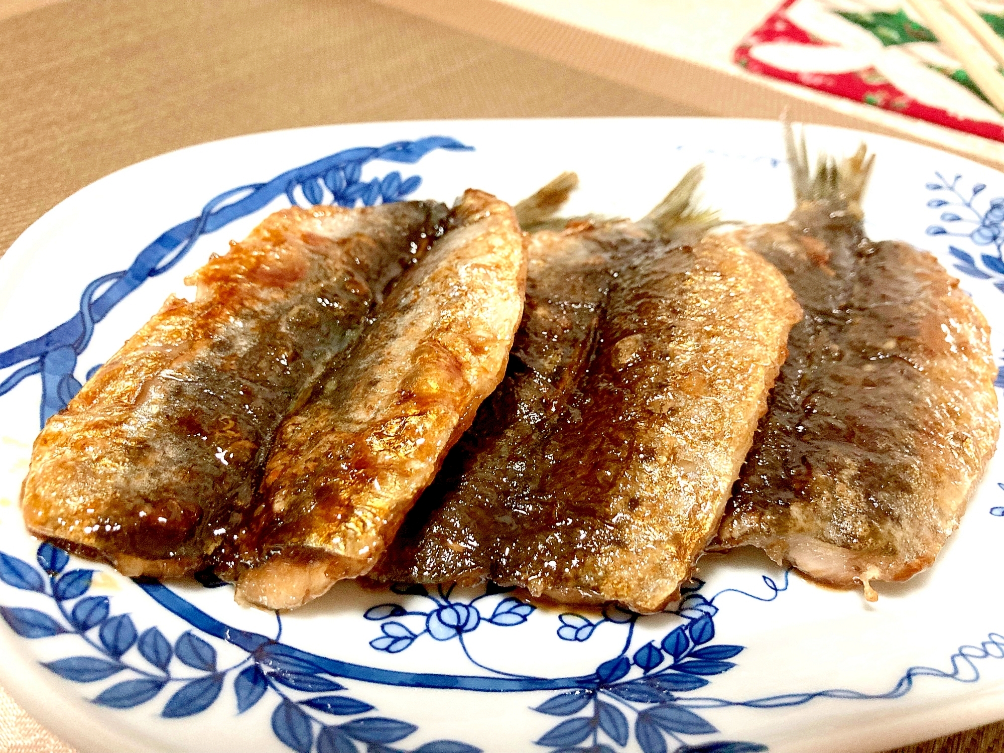 パリパリの皮が美味しい【鰯の蒲焼き】