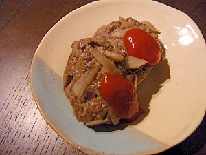 牛挽き肉とごぼうのハンバーグ