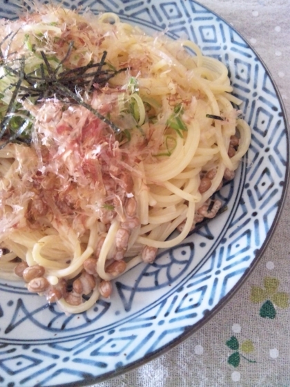 お昼ゴハンに作りました～☆納豆＆めんつゆ＆マヨの相性は最高ですね♪簡単で美味でした！