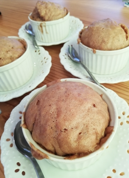 ホットケーキミックスでココアの蒸しパン