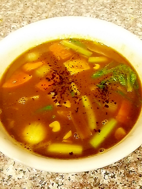 小松菜入り野菜カレー