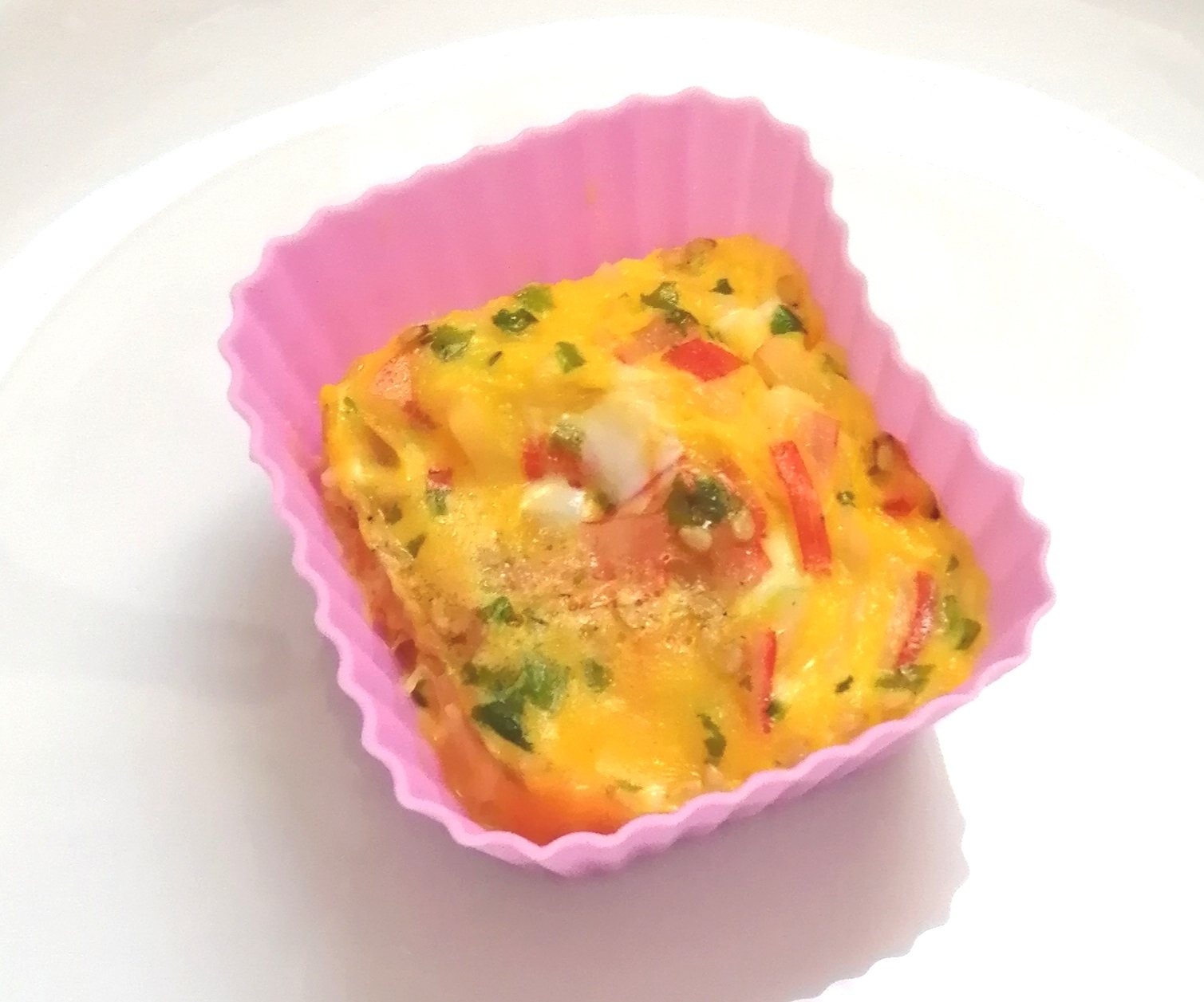 シリコンカップとレンジで！かに玉風卵カップ