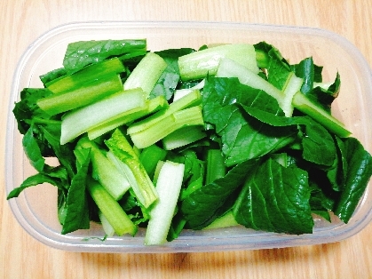小松菜が沢山あるので、これから冷凍します♪
レシピありがとうございます(^-^)