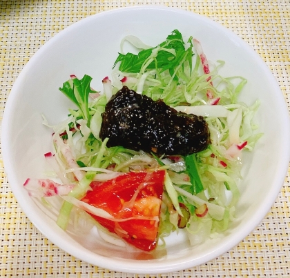 らつきさん素敵なレポートありがとうございました♪代わりにもずくで作らせていただきました˚✧₊⁎ヘルシーで良いですね♡‎꒰ ¨̮͚ ꒱♪ْ˖⋆