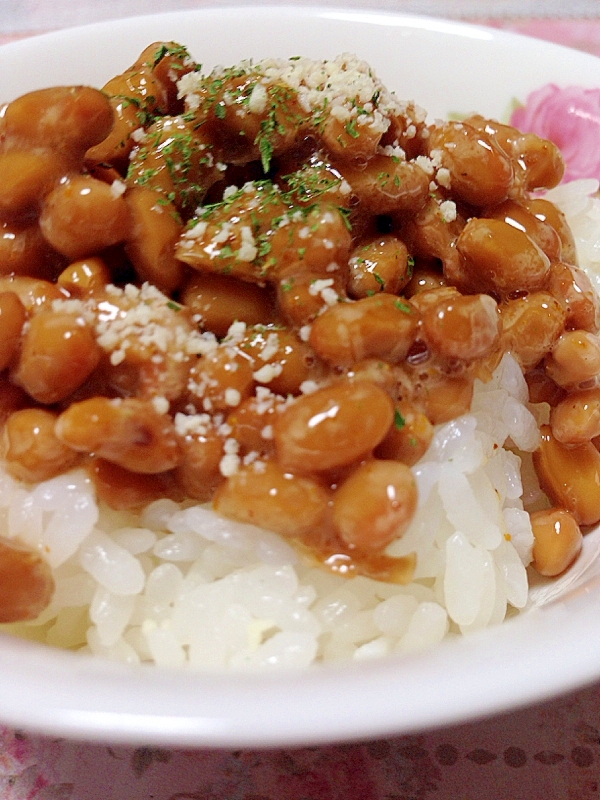 カレー風味♡納豆ご飯