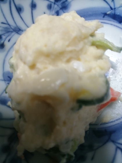 残り野菜でポテトサラダ