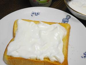 生クリームトースト♪甘くておいしい~♪