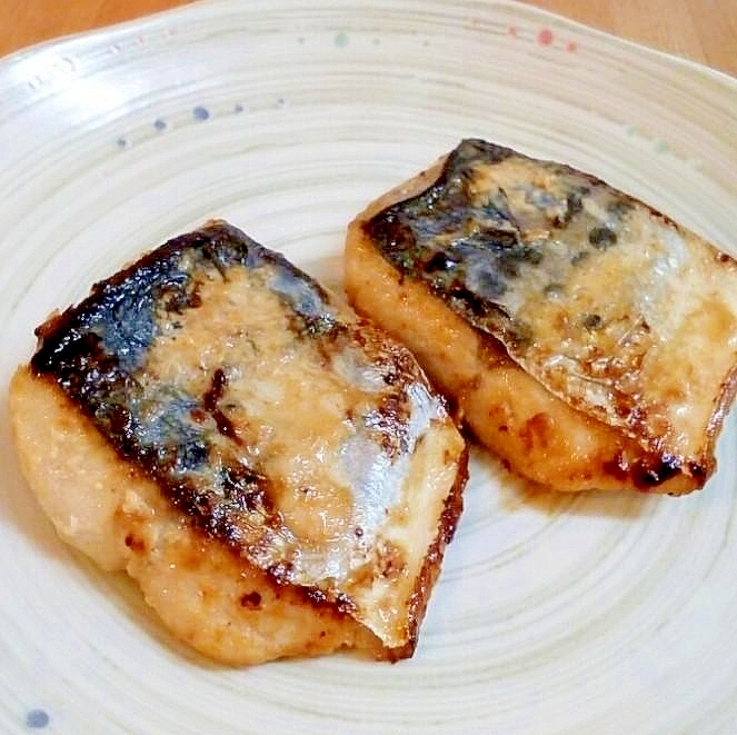 ♪少量の味噌床で♡マヨ入り鰆の西京焼き♪