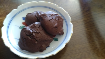焼きチョコソフトクッキー✿余った卵白を使って♪