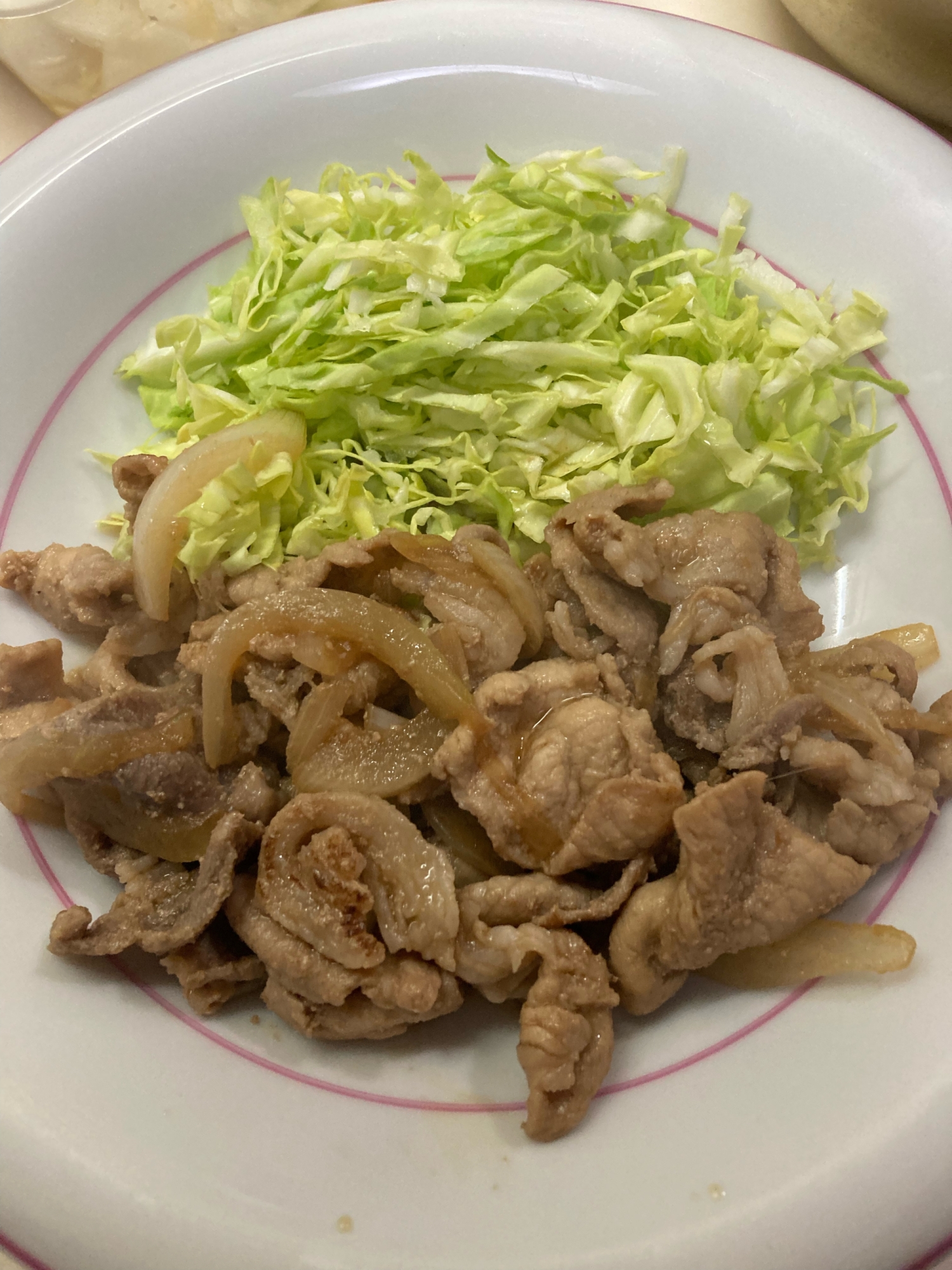 豚こま肉でも美味しい、簡単生姜焼き