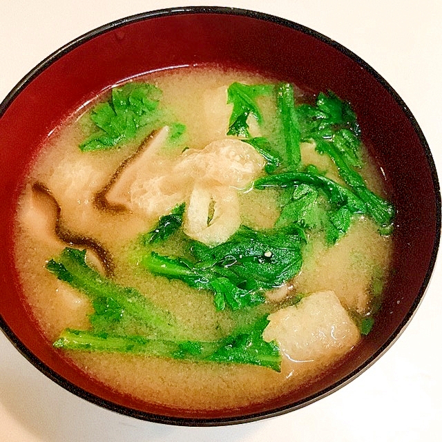 春菊の味噌汁