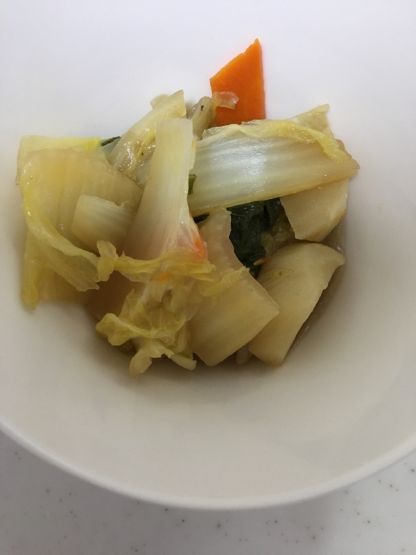 小かぶと白菜の煮物(*^^*)☆