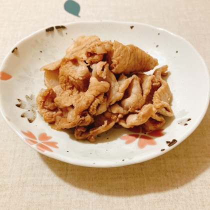 まな板なし５分！豚こまのウスターソース炒め♪