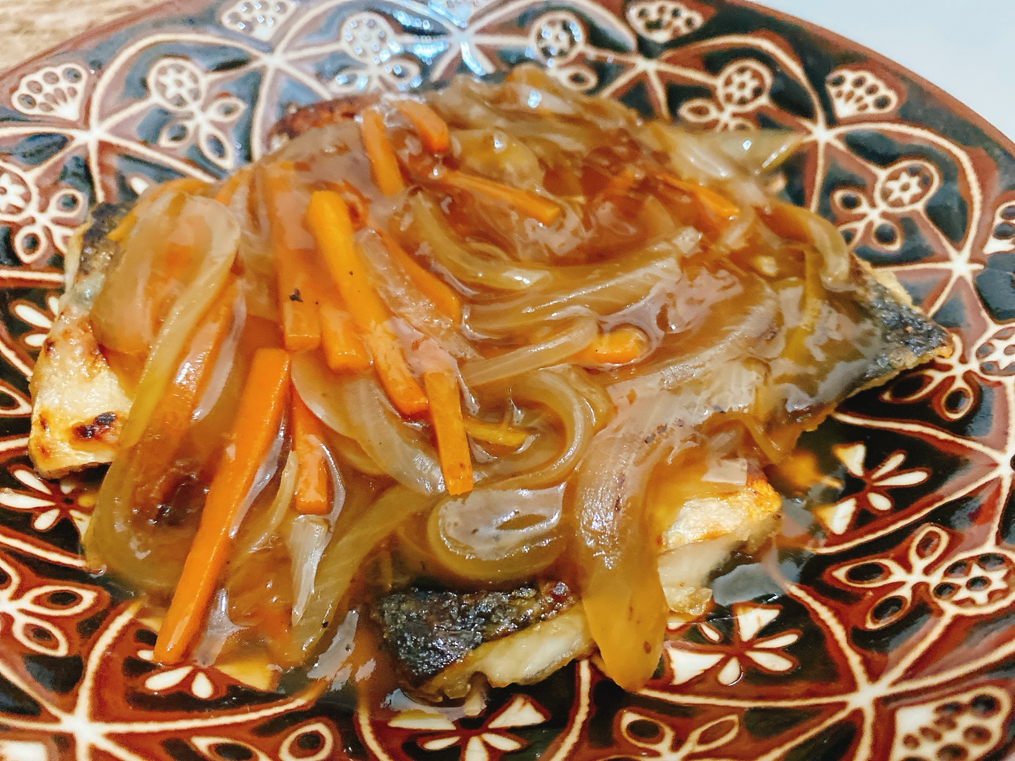 鯖の野菜あんかけ