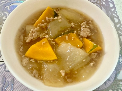 冬瓜かぼちゃのあんかけ