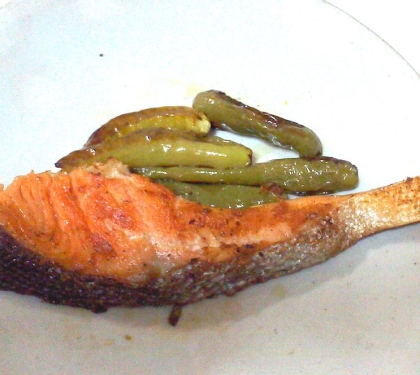 シンプルにトースターで☆鮭の塩焼き☆