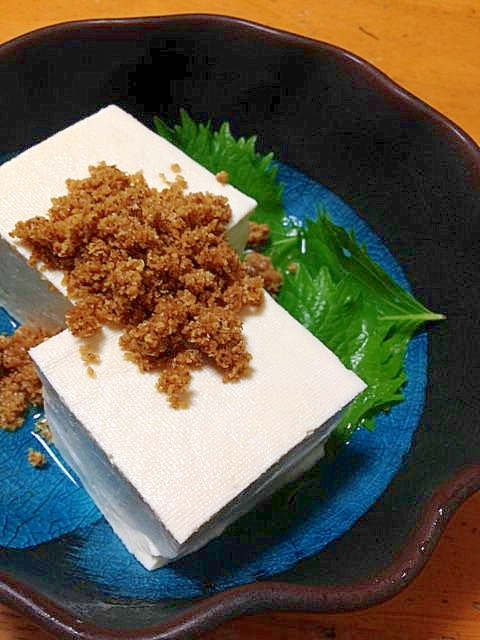 ゴマ風味が美味◎胡麻と紫蘇の冷奴