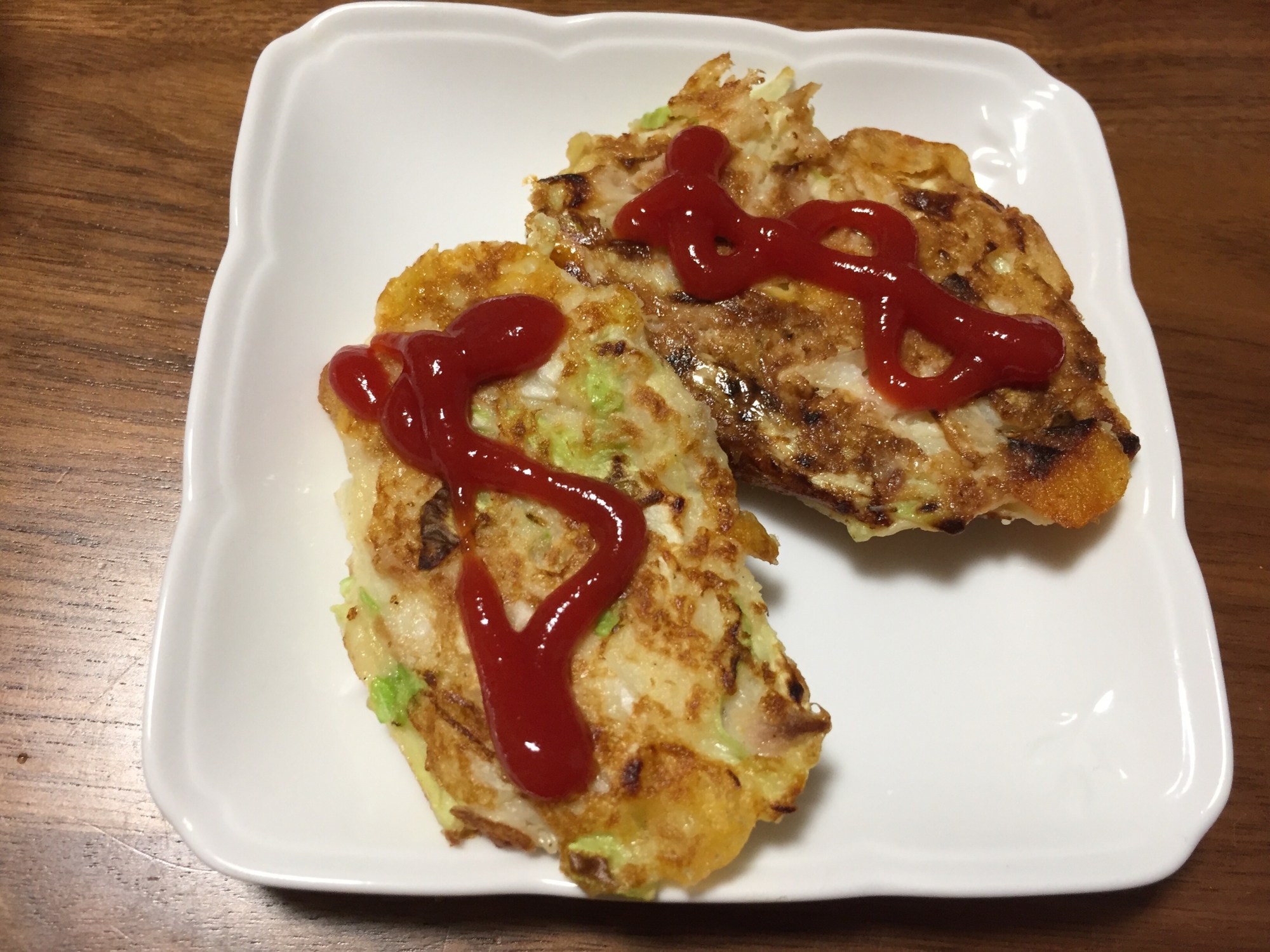 ツナ&チーズの山芋お焼き